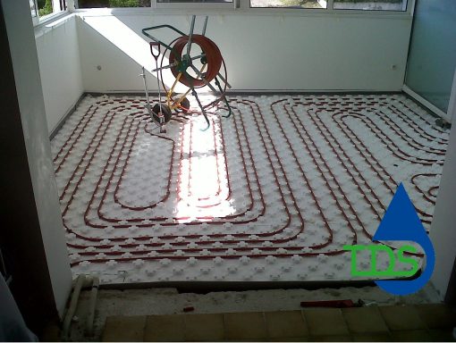 TDS réalisation d'un plancher chauffant